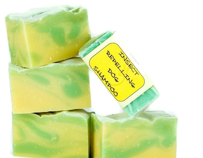 Insect Repelling Dog Shampoo Sapooni Handmade Soaps and Skincare