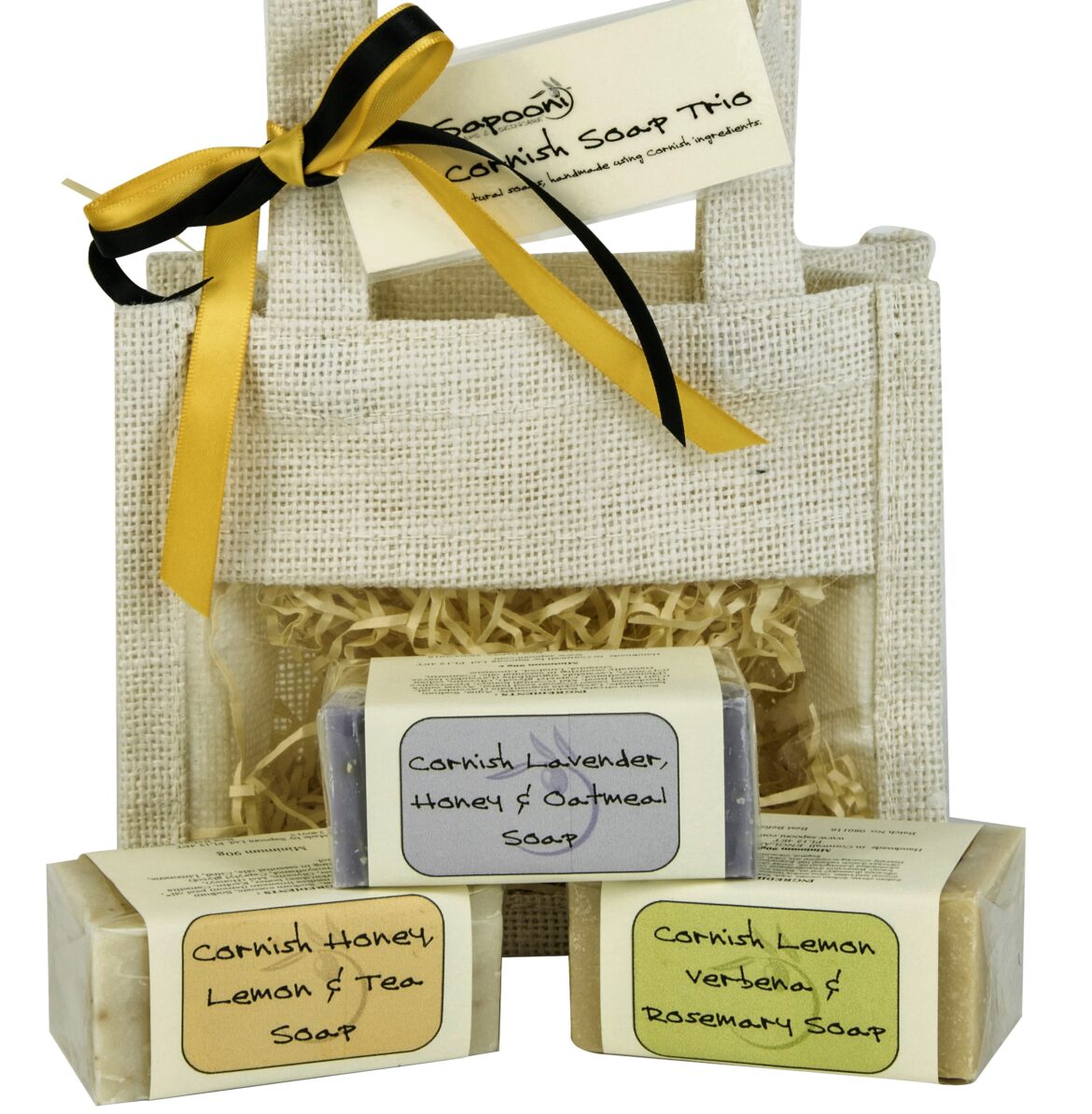 Cornish Soap Trio Sapooni Handmade Soaps and Skincare Cornwall