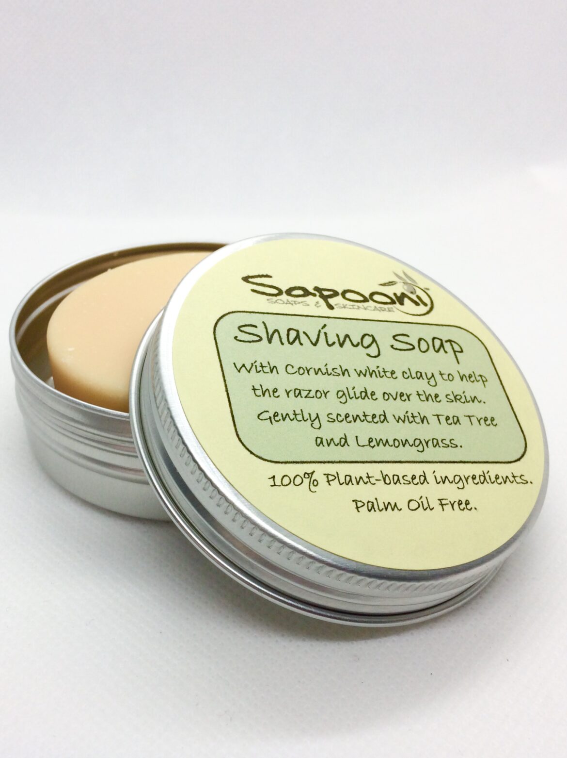 Shaving Soap Tin Sapooni